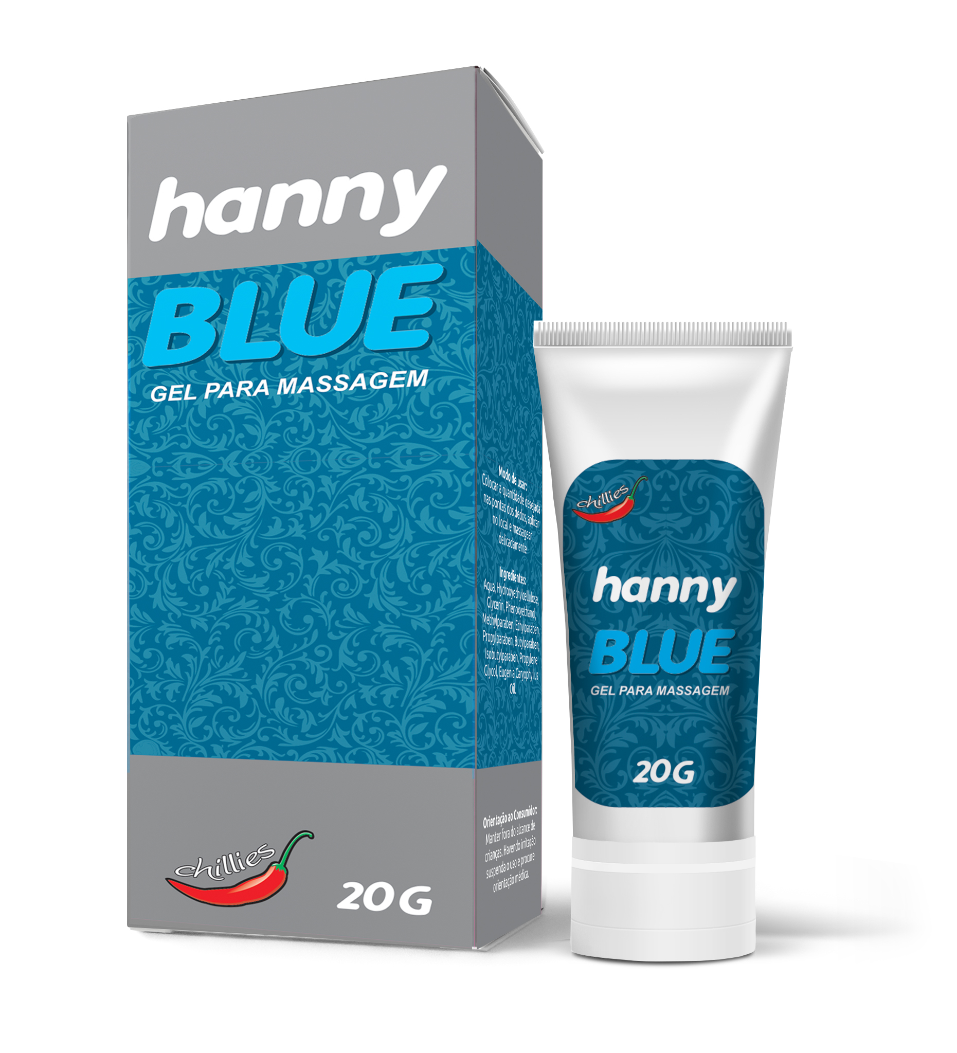 Gel para Sexo Anal Hanny Blue 20g - C61